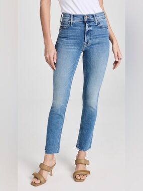 Mother The mid rise dazzler ankle gray jeans. Size 26